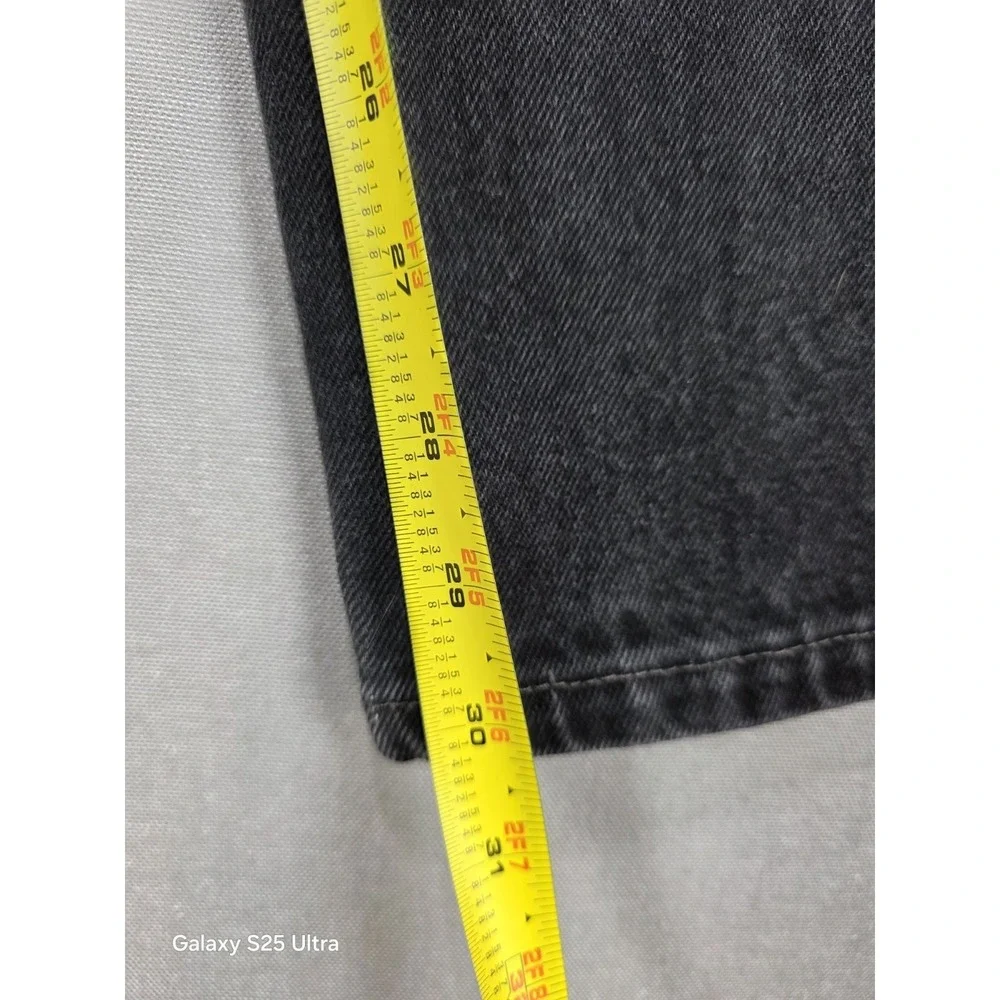 Levis Mens 550 Relaxed Fit 40x32 1999‎ 90s Y2K Black Denim Jeans